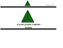 Tablet Screenshot of alaoun-trading.com